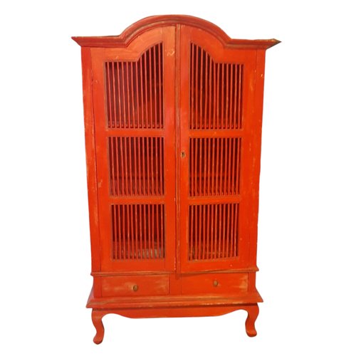 Tall teak cabinet top