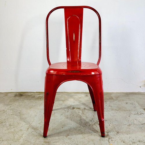 Red tolix chairs hot sale