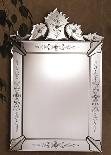 19th Century Style French Arlecchino Murano Glass Mirror from Fratelli Tosi  for sale at Pamono
