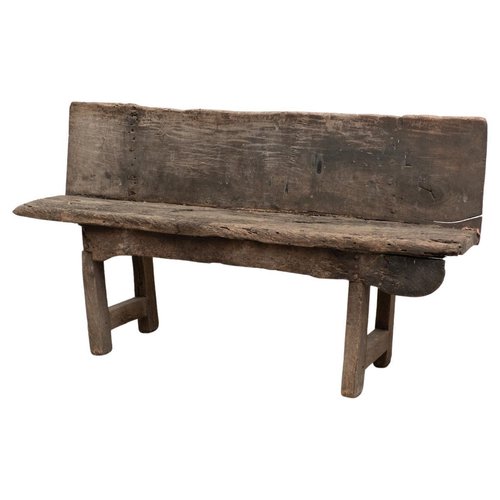 Old 2024 wooden bench