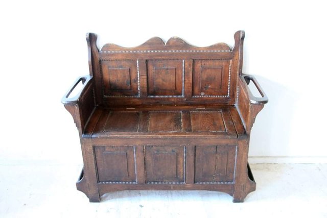 Antique sale oak bench