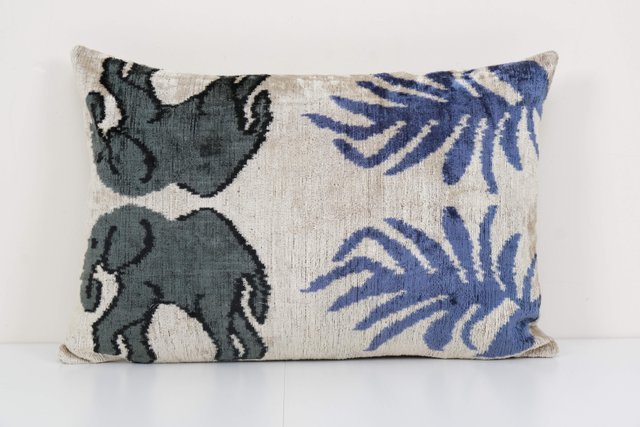 Elephant throw pillows clearance