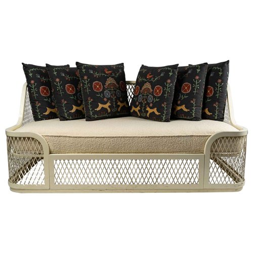 Vintage Metal Sofa 1980 1980s