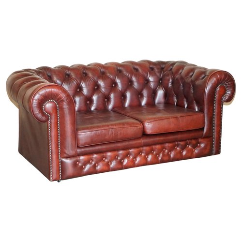 Oxblood Leather Chesterfield Gentleman, Classic Chesterfield Leather Lounge Armchairs And Sofas In Australia