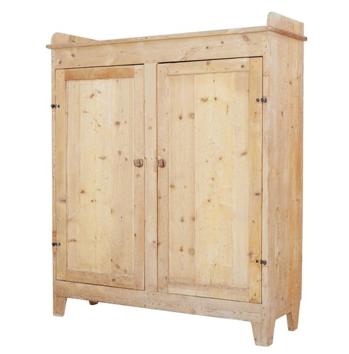 Antique Swedish Kitchen Cupboard In Pine Antique Swedish Kitchen Cupboard In Pine, Unfinished Pine Wood Kitchen Cabinets