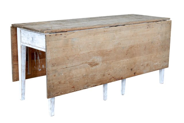 Antique oak drop 2024 leaf kitchen table