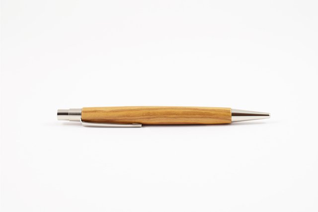 Stylo Artisanal En Bois D'olivier – Fait Main En Italie, Made In Rome, Neuf