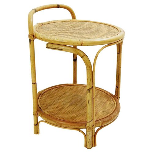 Vintage cane side table outlet