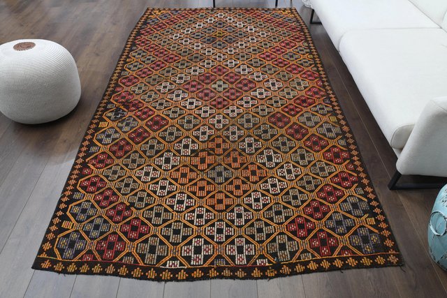 handmade rug kitchen rug outdoor rug,beni ourain rug,home gifts,gifts for her,geometric rug,Boho moroccan rug turkish rug Kilim Rug