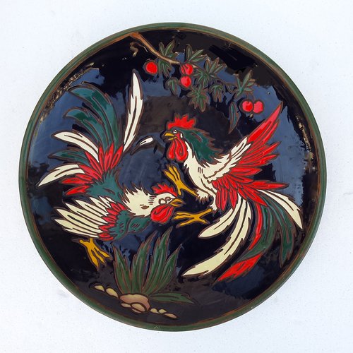4 Available Vintage Rooster Plate 