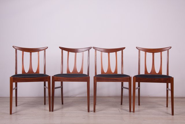 Brasilia Dining Chairs from G-Plan, 1960s, Set of