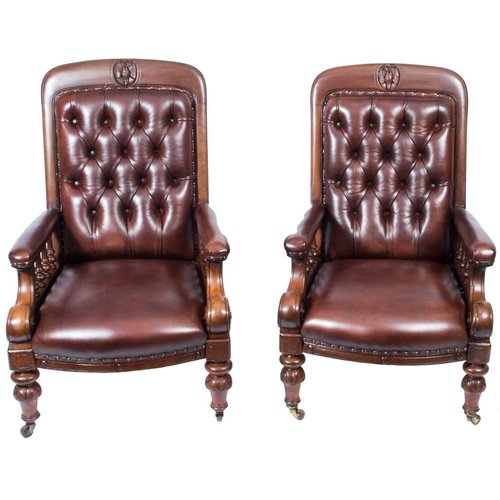 Fenton leather sale armchair