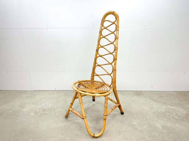 Rattan Chair With High Back For At, High Back Rattan Chairs