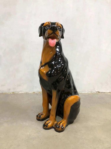 Rottweiler Dog Sculpture for sale at Pamono