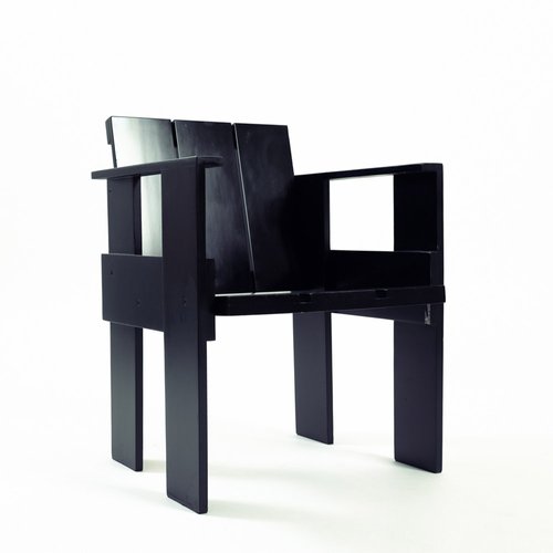Dutch Modernist High Wooden Crate Chair by Gerrit Rietveld, 1934 for ...