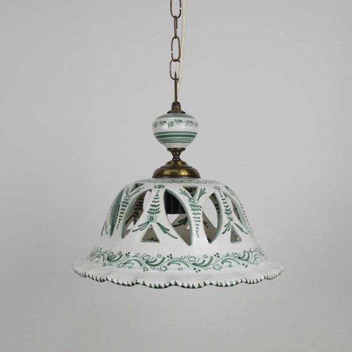 Ceramic Hanging Lamp for sale at Pamono