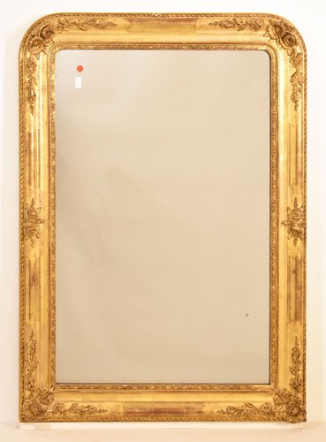 Antique Mercury Wall Mirror With Gold, Gold Frame Mirror Large