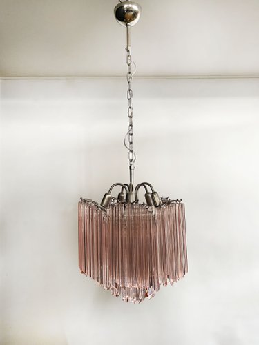 Modern 2024 pink chandelier