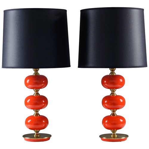 Swedish Table Lamps From Stilarmatur, Mexican Tin Table Lamps