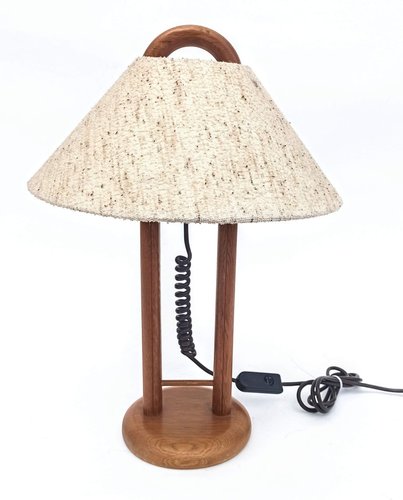 Mid Century Modern Wooden Table Lamp, Antique Mid Century Modern Lamps