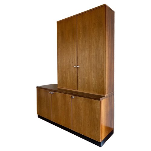 Bauhaus Style Sideboard With Cupboard, Oak Wall Unit Bedroom Furniture