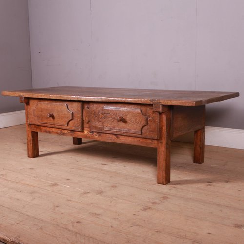 French Coffee Table In Oak For At, Small Oak Colour Coffee Table