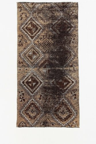 Vintage Turkish Faded Wool Rug for sale at Pamono