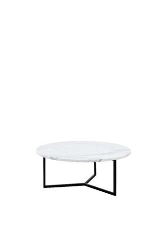 M White Oval Coffee Table By Uncommon, Globewest Elle Pillar Coffee Table