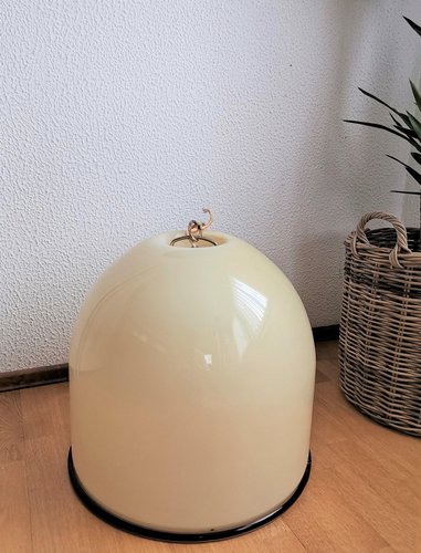 Paralume In Vetro Marmorizzato Marrone Per Lampade E Ventilatori - 13.7 Cm - Foto 10