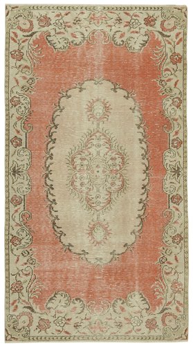 Vintage Turkish Beige Area Rug for sale at Pamono