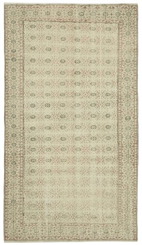 Vintage Turkish Beige Area Rug for sale at Pamono