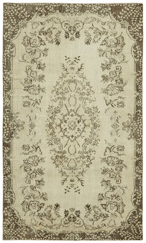 Vintage Turkish Beige Area Rug for sale at Pamono