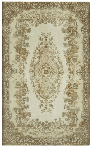 Vintage Turkish Beige Area Rug for sale at Pamono