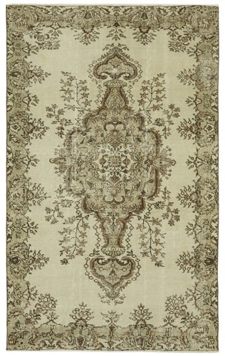 Vintage Turkish Beige Area Rug for sale at Pamono