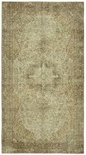 Vintage Turkish Beige Area Rug for sale at Pamono