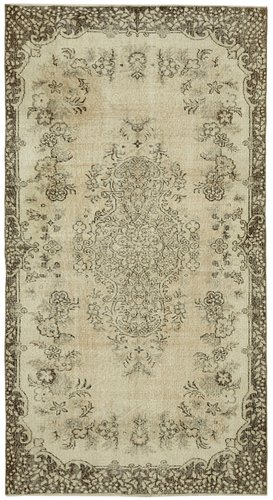 Vintage Turkish Beige Area Rug for sale at Pamono