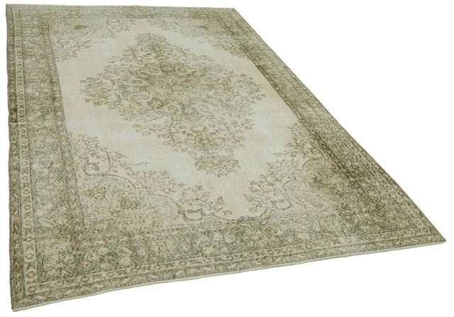 Vintage Turkish Beige Area Rug for sale at Pamono