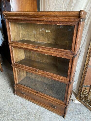 Vintage Oak Barrister Bookcase From, Barrister Bookcase Replacement Parts