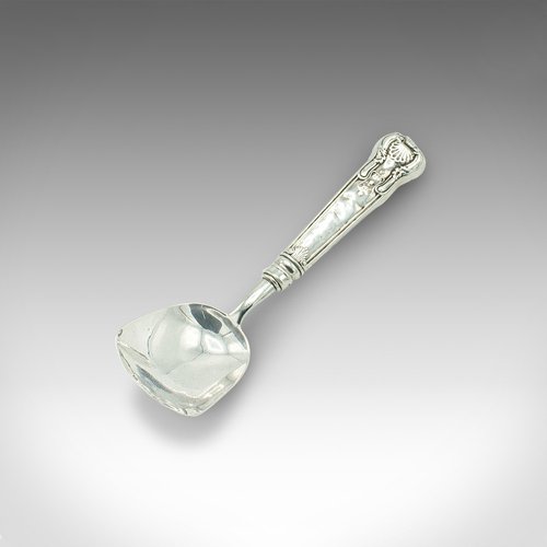 Fondo Cuchara De Plata Antigua Cuchara De Ma De Plata Profunda Foto E