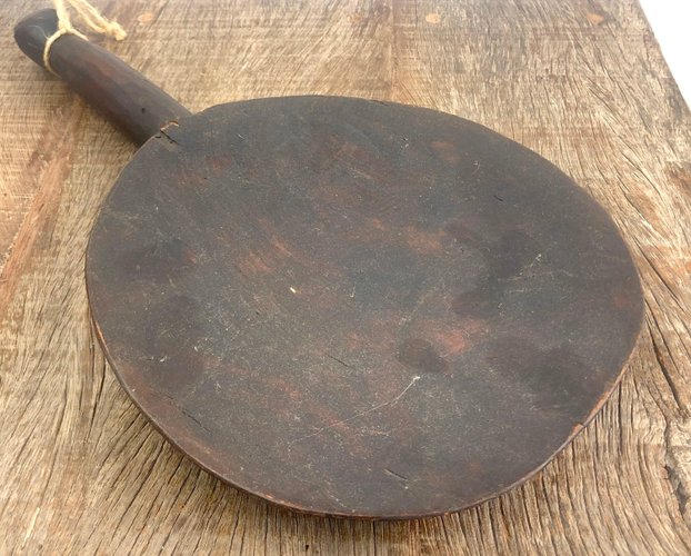 Antique Primitive Hand Carved Vintage wood spoon Wabi sabi decor Antique Primitive Hand Carved country rustic large wooden ladle spoon