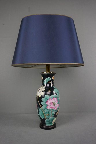 LAMPE DE BUREAU CÉRAMIQUE AMPOULE - Bleu