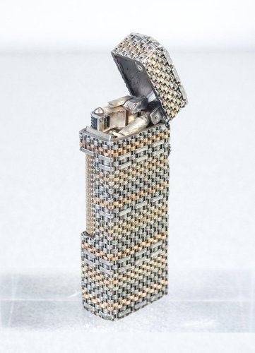 Rollagas Lighter Valenza Gold & Silver from Dunhill for sale at Pamono