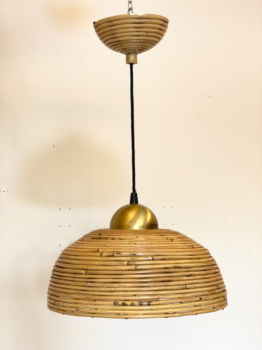Vintage bamboo sale chandelier