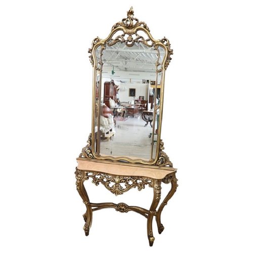 carved-and-gilded-wood-console carved-and-gilded-wood-console