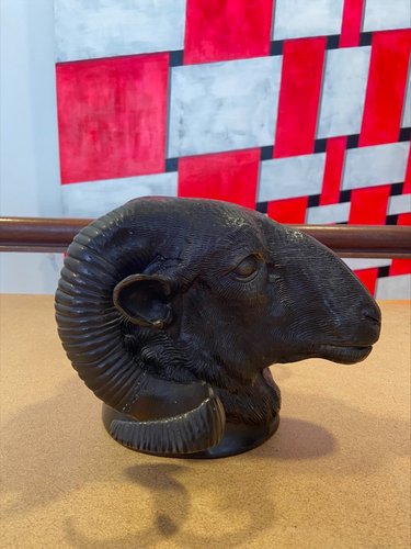 Vintage Widderkopf aus Bronze, 1950er bei Pamono kaufen