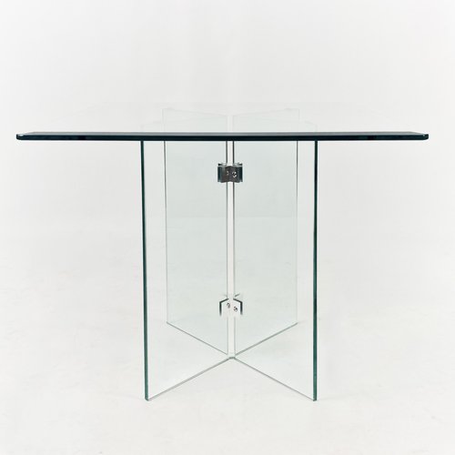 Large Vintage Coffee Table In Glass For, All Modern Glass Dining Table