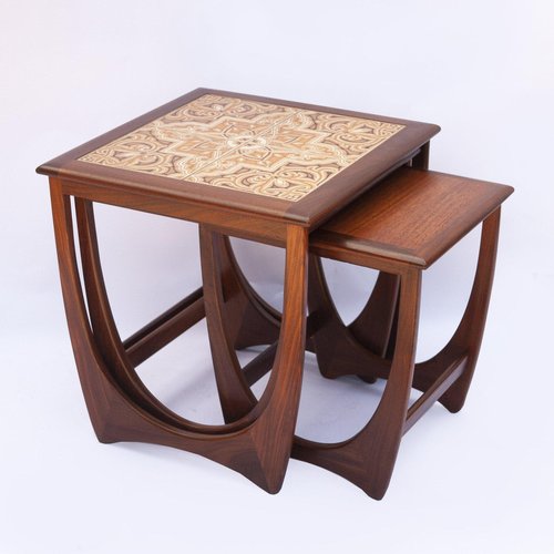G plan tiled sale nest of tables