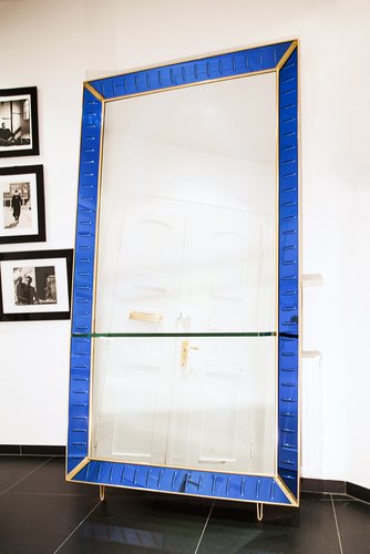 Specchio da terra grande di Cristal Art, Italia, anni '60 in vendita su  Pamono