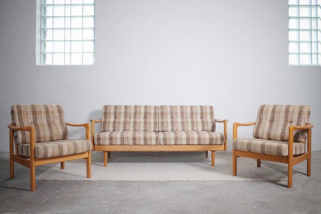 Mid-Century Stella Sofa and Armchair from Wilhelm Knoll, 1960er, Set of 3  for sale at Pamono
