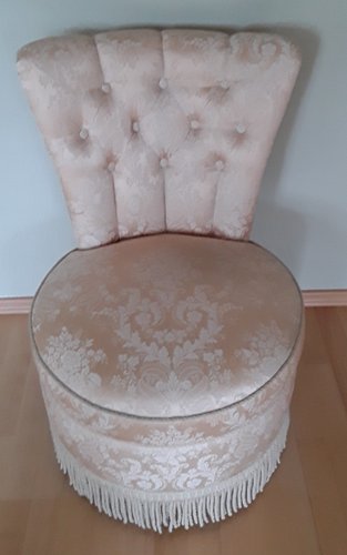 Boudoir chair with storage sales